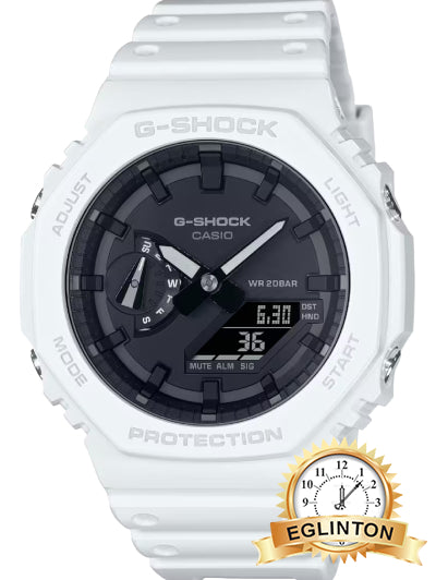 Casio Wristwatch Casio G Shock Ga 2100 White CASIO Men G-Shock G