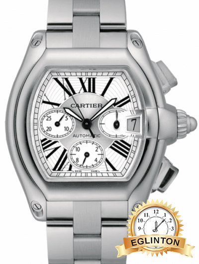 CARTIER Roadster XL Silver-tone Dial - Johny Watches