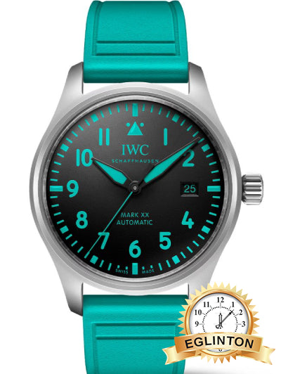 IWC titanium Pilots Watch Mark XX Mercedes AMG Petronas Formula One Team Black 40mm "2025" - Johny Watches