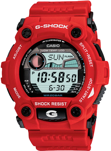 G-SHOCK G7900A-4 MEN'S WATCH Red - Johny Watches