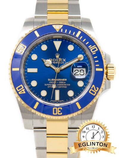 Rolex Submariner 116613LB Bluesy 40mm Two Tone Johny Watches