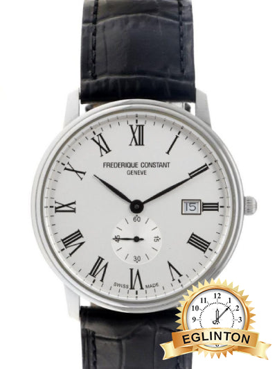Frédérique Constant Slimline 39mm White Roman Dial Quartz Stainless Steel FC200/220/245X5S34/5/6