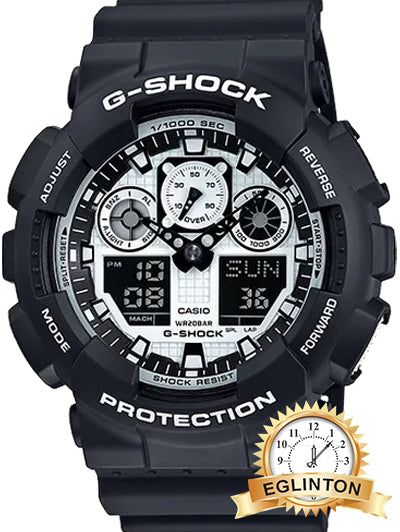 G-Shock GA100BW-1A - Johny Watches
