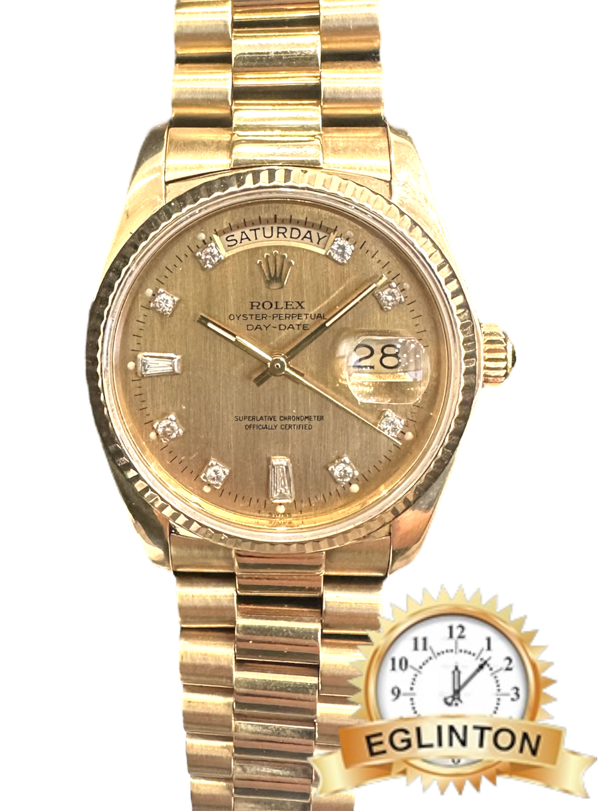 Rolex President 18038 36mm 18K Yellow Gold "1982"