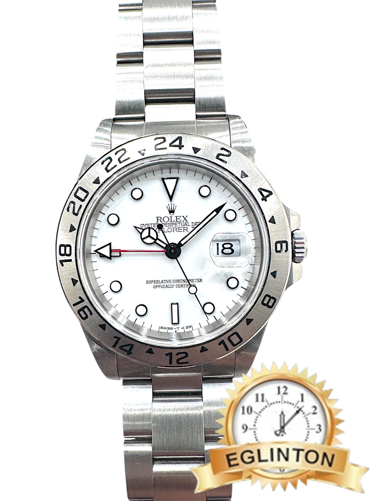 Rolex 40mm Explorer II 16570 Polar Dial Oyster Stainless Steel “1997”
