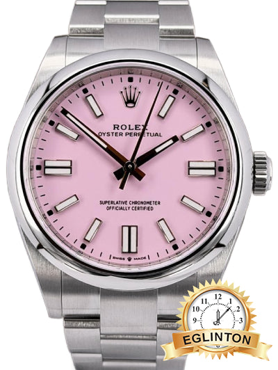 Rolex Oyster Perpetual 41mm Pink Candy Dial Oyster Stainless Steel 134300 "2026"
