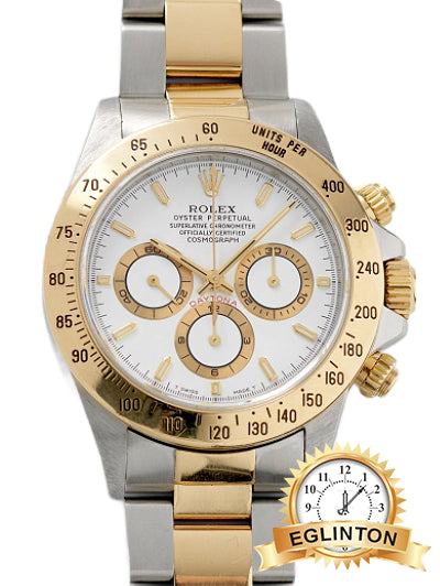 Rolex 40mm Zenith Daytona 16523 White Dial "1988" Full Kit