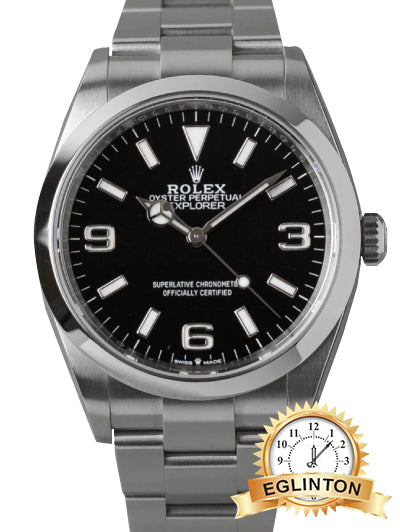 Rolex Explorer 36mm Black Dial Oyster Stainless Steel 124270 “2026”