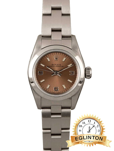 Rolex Oyster Perpetual 26MM 67180 Salmon Dial "1995"