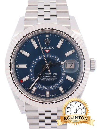 Rolex Sky-Dweller 42mm Blue Dial Fluted Bezel Jubilee 336934 "2025"