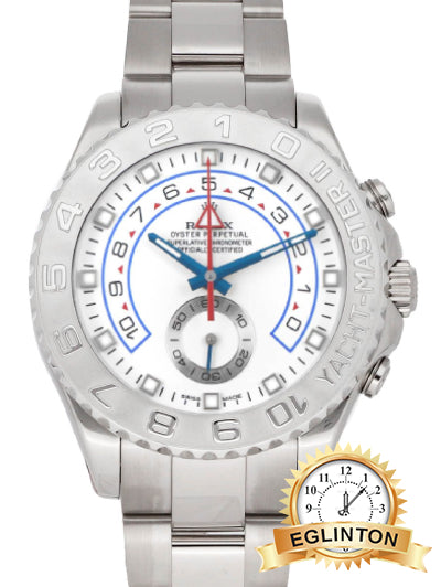 Rolex 44mm Yacht-Master II 116689 White Gold“2012” - Johny Watches