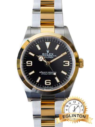 Rolex Explorer 36 mm Two Tone 124273 "2024"