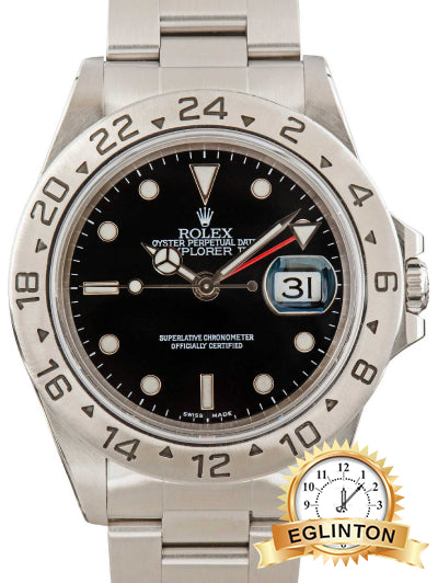Rolex 40mm Explorer II 16570 Black "2000"