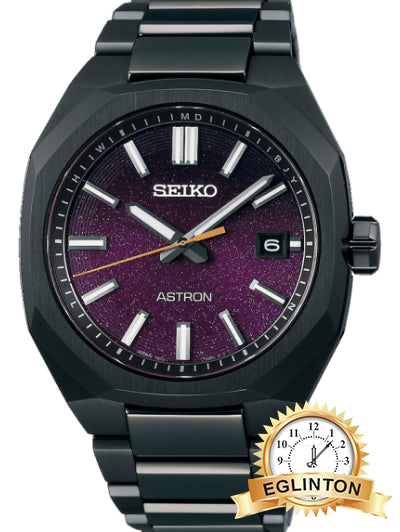 Seiko 41mm Astron Nexter SBXY091 “Starry Sky” Limited Edition Titanium Solar - Johny Watches