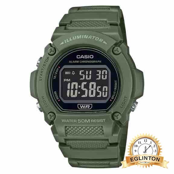 Casio Watch Resin W219HC-3BV Coming Soon