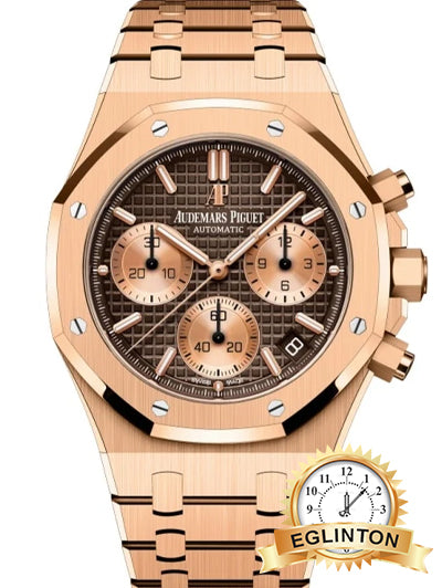 Audemars Piguet Royal Oak Chronograph Rose Gold Brown Index 41mm Rose Gold Bracelet 26331OR.OO.1220OR.02 "2023" - Johny Watches