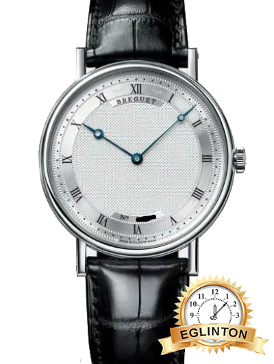 Breguet Classique 38mm Silver Guilloché Dial White Gold Watch 5157BB/11/9V6 “2008”