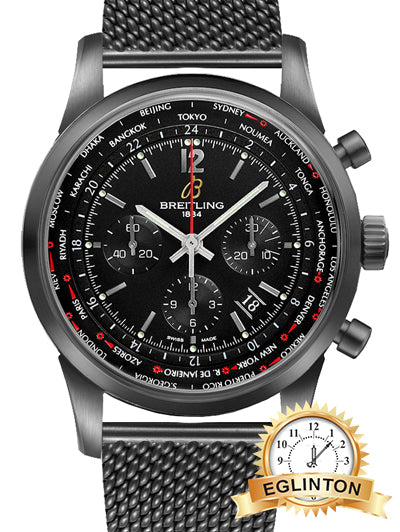 Breitling Transocean Unitime Pilot Limited Edition Men's Watch MB0510U6/BC80-159M - Johny Watches