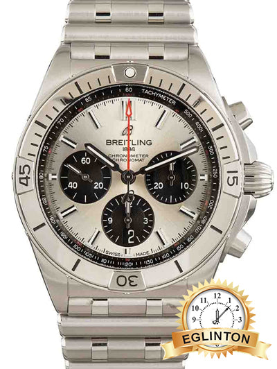 Breitling Chronomat B01 42 Steel - Silver - Johny Watches