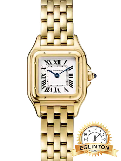 Cartier Panthère Mini 18k Yellow Gold Silver Roman Dial WGPN0059 "2026"