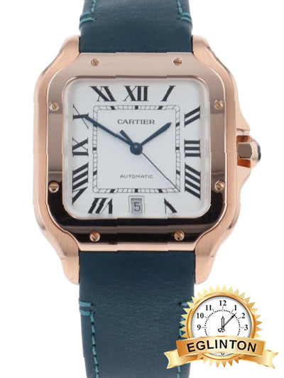 Cartier 18k Rose Gold Santos 4071 40mm "2022"
