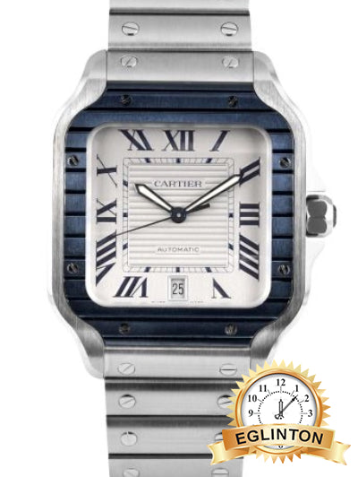 Cartier Santos De Cartier Blue PVD Bezel 2022 Large Model
