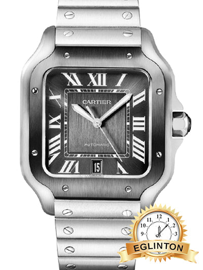 Cartier Santos NEW Santos Large Automatic Grey Dial "2023" - Johny Watches