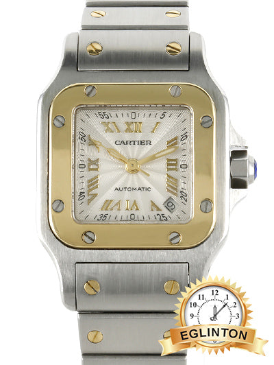 Cartier Santos Galbée 24mm Ref. 2423 Two Tone quartz - Johny Watches