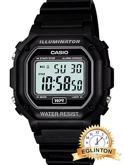 Casio F-108WH-1A Black - Johny Watches