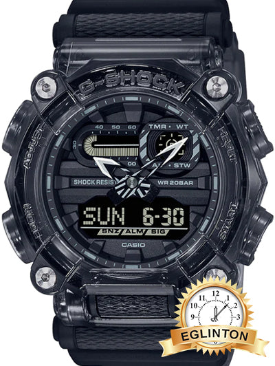 G-Shock Black Skeleton Transparent Pack Series GA900SKE-8A - Johny Watches