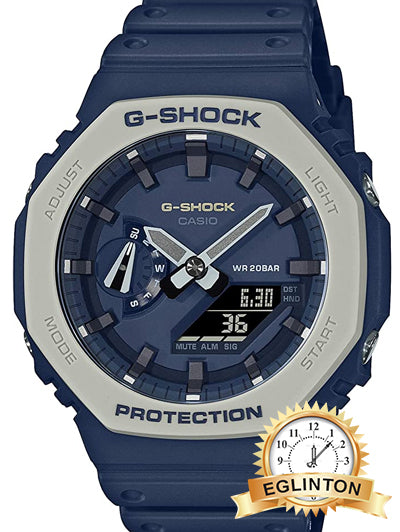 G-Shock By Casio Men's GA2110ET-2A Analog-Digital Watch Blue - Johny Watches