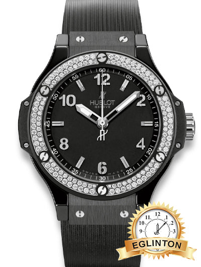 Hublot Big Bang Black Magic - Quartz 38mm - Diamonds 361.CV.1270.RX.1104 - Johny Watches