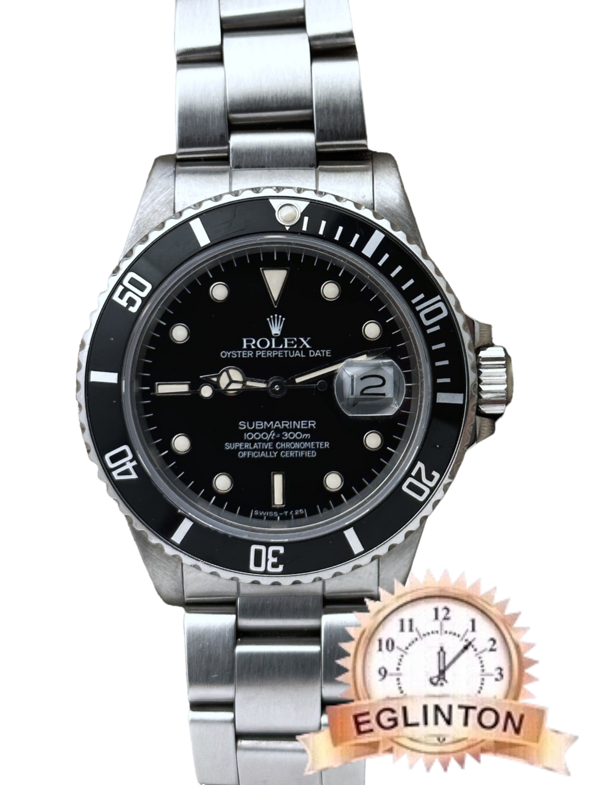 Rolex Submariner Date Stainless Steel 168000 "1987" - Johny Watches