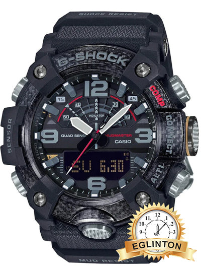 G-Shock GGB100 Mudmaster Connected Ana-Digi Black Grey - Johny Watches