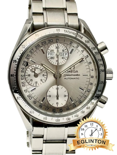 Omega Speedmaster Day-Date Triple Calendar 39mm Silver Dial Stainless Steel 3523.30.00 "1990s"