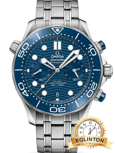 OMEGA Seamaster Diver 300M Co-Axial Master Chronometer Chronograph 44 mm Blue "2021"