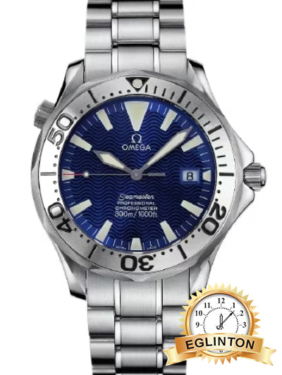 Omega 41mm Seamaster 300 2255.80.00 Blue Dial - Johny Watches