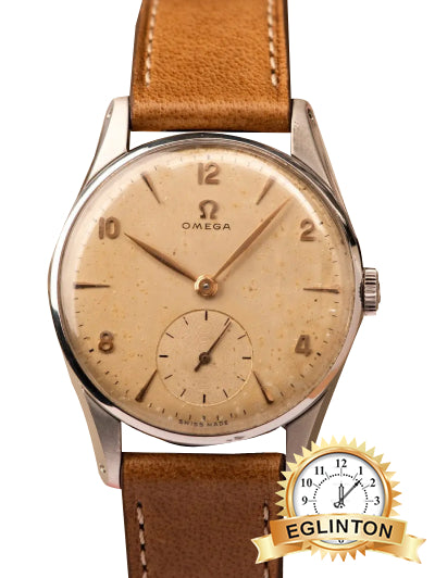 Omega Jumbo 36mm Silver Dial Stainless Steel Watch 2800-1 “1950s”