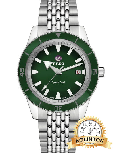 Rado Captain Cook Green Automatic 42 mm R32505313 "2024"