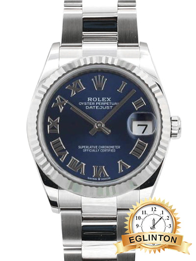 ROLEX DATEJUST 31MM Blue Sunburst Dial 278274 "2022"