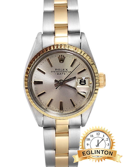 Rolex Ladies Date 26 mm Two Tone Oyster Automatic Watch 6517 "1977"