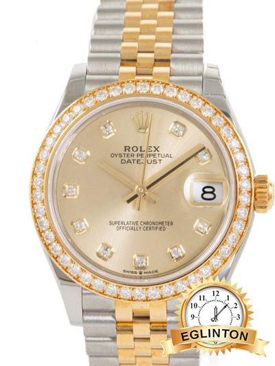 Rolex Datejust 31mm Stainless Steel and Yellow Gold Ladies Watch 278383rbr "2021"