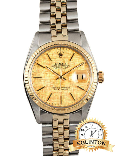 Rolex Datejust 16013 Champagne Linen "1986" ON HOLD - Johny Watches
