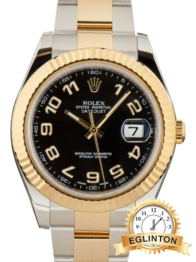 Rolex 41mm Datejust II Ref 116333 Two Tone Oyster