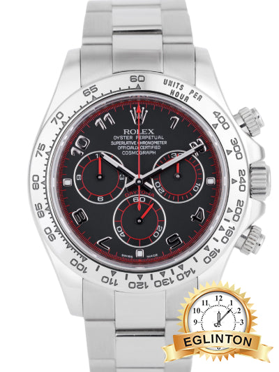 Rolex 18k White Gold Daytona 116509 Black Racing Dial "2007"/SOLD SOLD SOLD