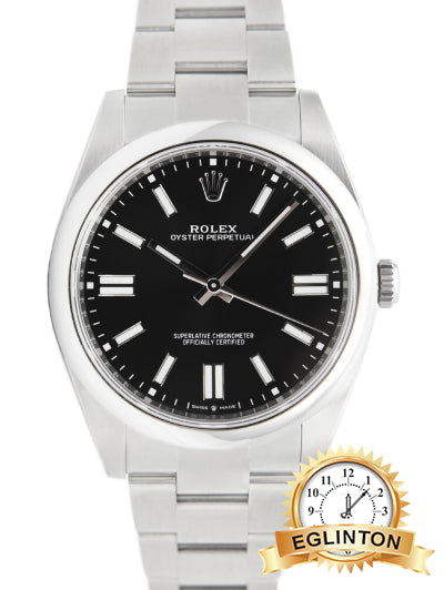 Rolex Oyster Perpetual 41mm Black Dial Ref. 124300 "2021"