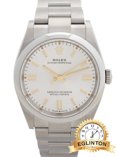 Rolex Oyster Perpetual 36mm 126000 Silver Dial Stainless Box Paper "2022" - Johny Watches