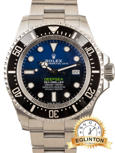 ROLEX SEA-DWELLER 126660 DEEPSEA D-BLUE DIAL - Johny Watches