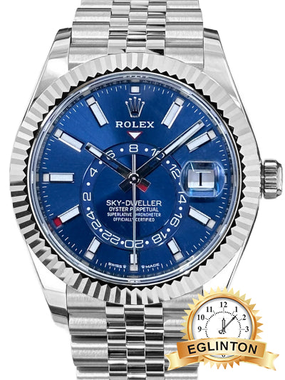 Rolex Sky-Dweller 42mm Blue Dial Jubilee Stainless Steel & White Gold 336934 “2025”