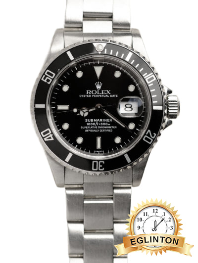 Rolex 40mm Submariner 16610 'Swiss Only' Dial "1999"